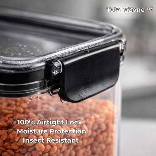 TotaliaZone ™- Air tight kitchen storage container