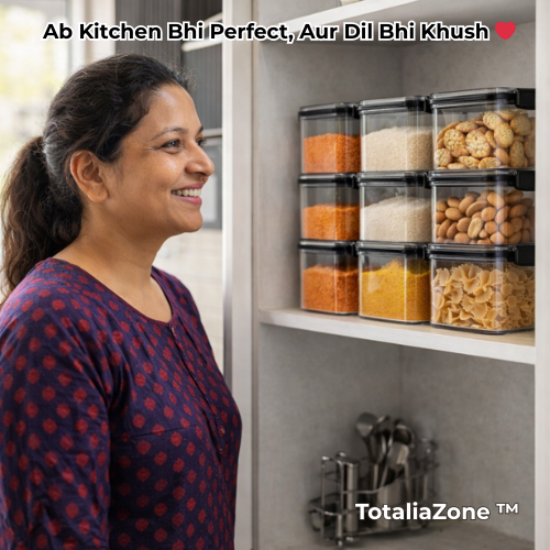 TotaliaZone ™- Air tight kitchen storage container
