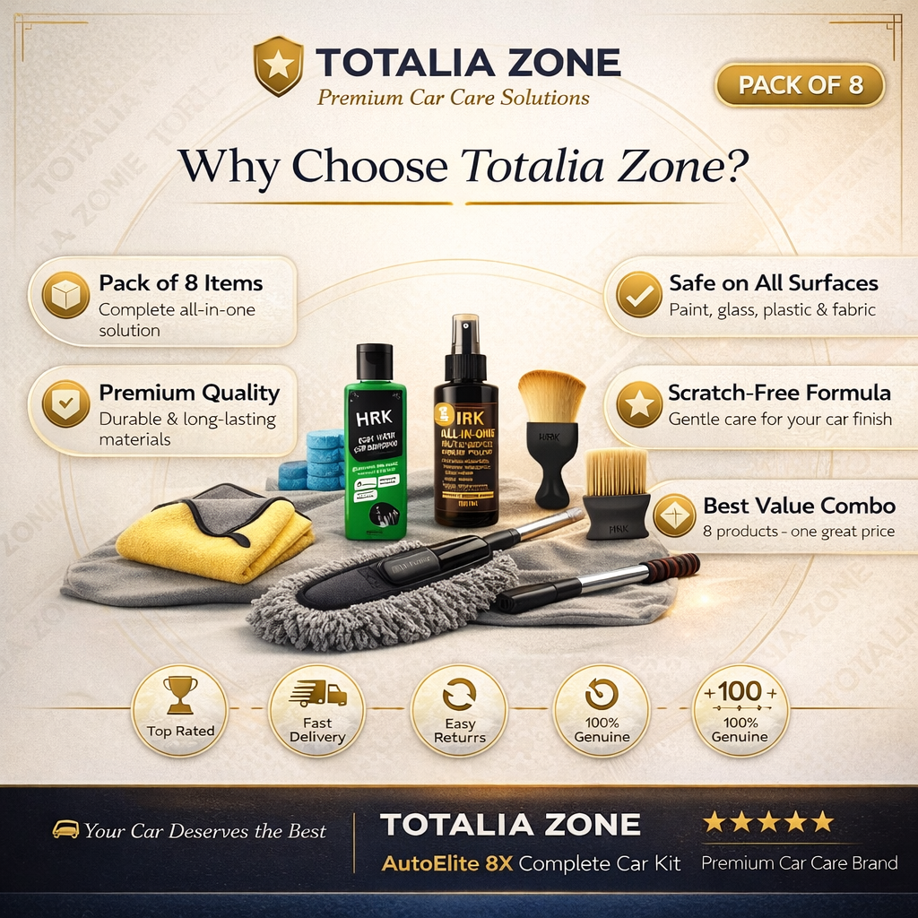 TotaliaZone™- Complete CarCare Combo ( pack of 8 )