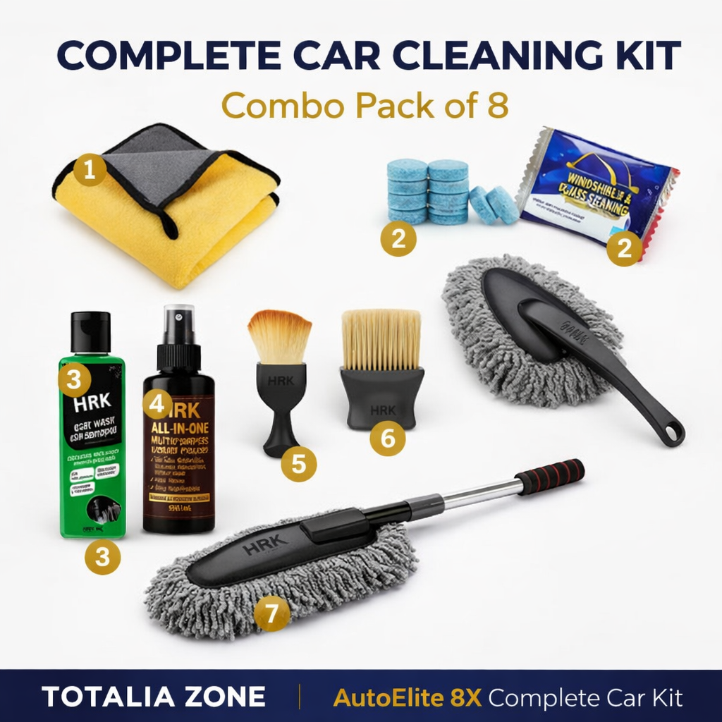 TotaliaZone™- Complete CarCare Combo ( pack of 8 )
